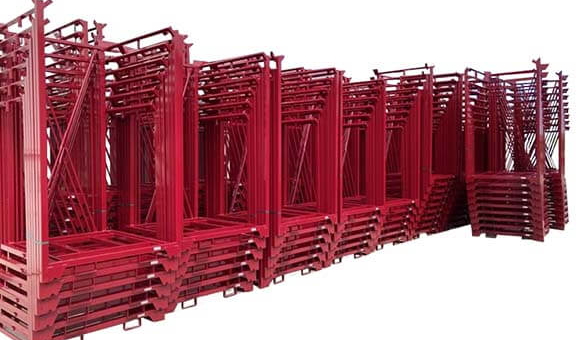 Yerden tasarruf sağlayan yuvalama, kapsayıcının hacminin %80'e kadar azaltılmasını sağlar