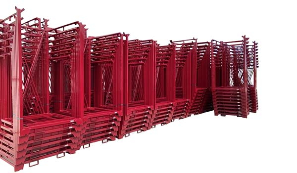 Yerden tasarruf sağlayan yuvalama, kapsayıcının hacminin %80'e kadar azaltılmasını sağlar