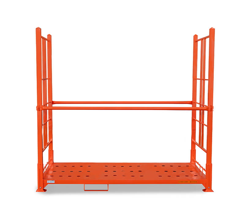 Katlanabilir raflar sayesinde depolama hacminin optimum kullanımı